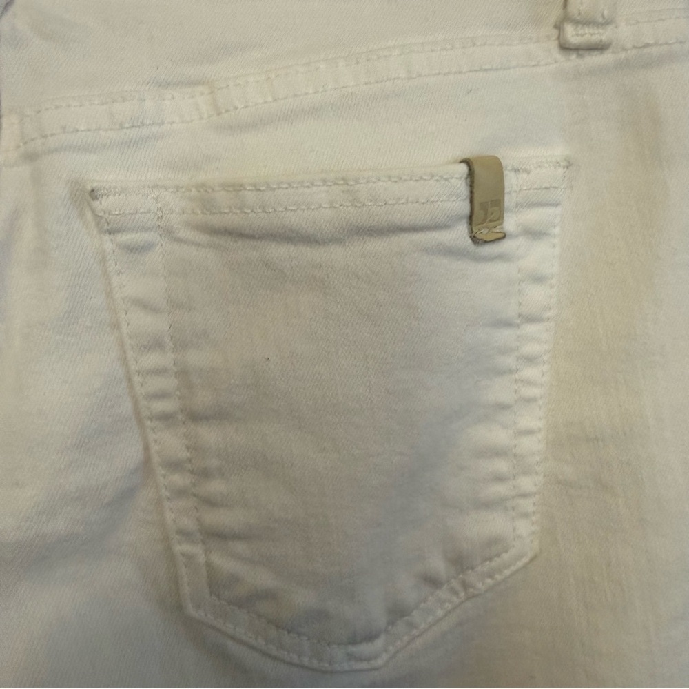 Joe's Jeans Women's Off-White Straight-Leg Jeans - Picture 11 of 16